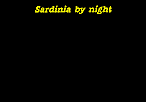 Sardinia by night