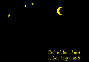 Südtirol bei Nacht / Alto Adige di notte