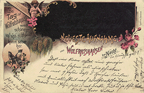 NEUESTE AUFNAHME von WOLFRATSHAUSEN bei Nacht.