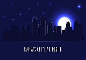 KANSAS CITY AT NIGHT