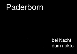 Paderborn bei Nacht / dum nokto
