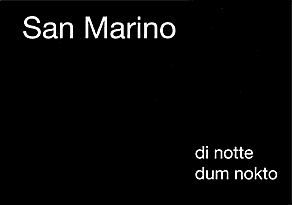 San Marino di Notte / dum nokto