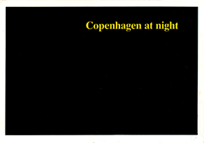 Copenhagen at night