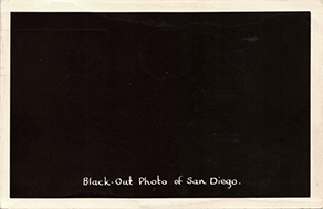 Black-Out Photo of San Diego.