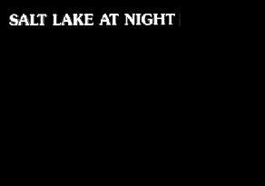 SALT LAKE AT NIGHT