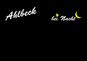 Ahlbeck bei Nacht
