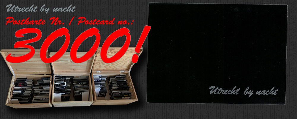 Die 3000ste Karte in meiner Sammlung kommt aus Utrecht! / The 3000th card in my collection is from Utrecht!