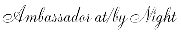 Ambassador Script