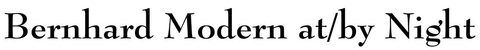 Bernhard Modern