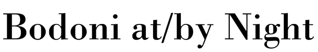 Bodoni
