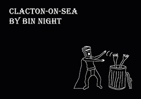 CLACTON-ON-SEA BY BIN NIGHT